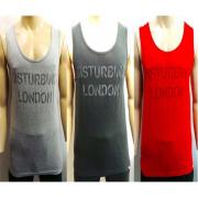 Wholesale Wholesale Joblot Of 20 Disturbing London Mens Vest Tops 2 Colours