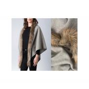 Wholesale Job Clearance, Branded Faux Fur Wrap