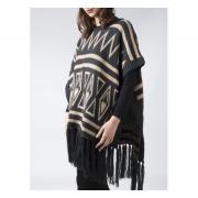 Wholesale Wholesale Clearance Job Lot Branded Knitted Poncho