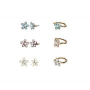 Wholesale Lovett & Co Flower Stud Earring And Stretch Ring MULTIPACK