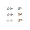Lovett & Co Flower Stud Earring And Stretch Ring MULTIPACK