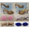 Joblot Of 6 Ladies By Larin Pret Peek Heels & 5 Click 