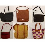 Wholesale One Off Joblot Of 9 Fossil Ladies Handbags - Messengers,