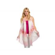Wholesale Wholesale Job Lot Clearance Floral Summer Pink Printed Scarf