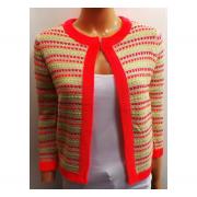 Wholesale One Off Joblot Of 13 Ladies Colourful Striped Cardigans Size