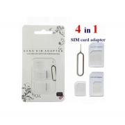 Wholesale 100 X 4 In 1 Nano SIM Card To Micro SIM Nano Micro 