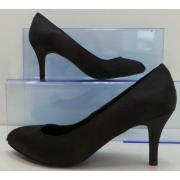 Wholesale One Off Joblot Of 6 Ladies Flyfor Black Kitten Heel Pumps