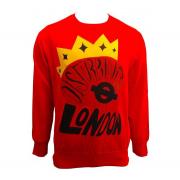 Wholesale One Off Joblot Of 18 Disturbing London Mens Crew Neck Red 