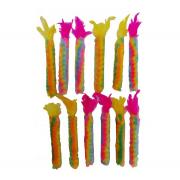 Wholesale One Off Joblot Of 420 Multicoloured Fluffy Feather Pens
