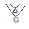 Joblot Of 9 Lines Assorted Metal Double Pendant Set Necklace wholesale