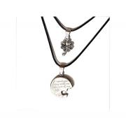 Wholesale Joblot Of 10 Lines Assorted Metal Double Pendant Set 