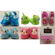 Wholesale One Off Joblot Of 26 Childrens Slippers Assorted Styles - Bo