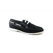 Wholesale Wholesale Job Lot Gucinari Black Suede Causal Boat Shoe