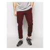 Mens Cotton Trouser Khaki Burgundy Chinos Red And Navy Blue 