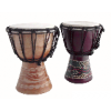 Painted Carved Djembe
