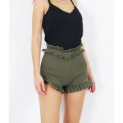 Wholesale Frill High Waist Shorts 