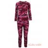 Kids Pink Camouflage Print Lounge Suit