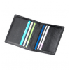Falcon Leather Credit Card Holder - Black
