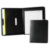 Falcon A4 Leather Conference Folder - Black folders wholesale