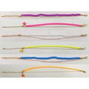 Wholesale Joblot Of 20 Shimla Assorted Bracelets Double Strand Bright Colours SH711-724