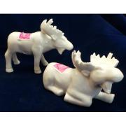 Wholesale 20 Madame Posh Hugo & Buckeye Moose Figurines 40522