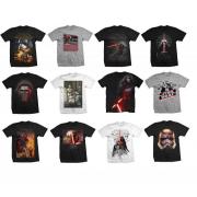 Wholesale 50 Mens Official Star Wars T-Shirts Mixed Designs Sizes S-XL