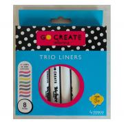 Wholesale 192 Ex-High Street Trio Liners Packs Of 8