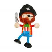 Wholesale Wooden Pirate Fridge Magnet