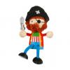 Wooden Pirate Fridge Magnet