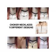 Wholesale Job Lot Of 106 Assorted Choker Necklaces - Various Chokers