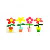 WOODEN FLOWERS TOYS - MIXED COLOURS wholesale