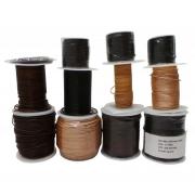 Wholesale Joblot Of 617m Of High Quality Mixed Colour Round Leather