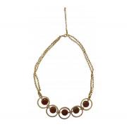 Wholesale Wholesale Joblot Of 20 Designsix Gold/Coral Paddington Necklaces 11122