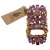 Wholesale Joblot Of 20 Designsix Statement Stone Ring Gold/Purple wholesale jewellery