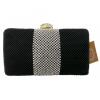 Wholesale Joblot Of 10 Madame Posh Black Bead/Silver wholesale handbags