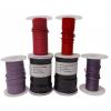 Joblot Of 350m Of Purple/Pink/Red High Quality Round Leather tassel cords wholesale