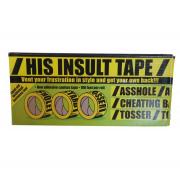 Wholesale One Off Joblot Of 83 ThumbsUp! Insult Gag Tape For Him