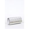 Geometric Design Flap Clutch Bag -Black wholesale