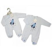 Wholesale Baby Boys Velour All In One - Rocket