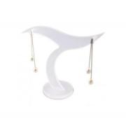 Wholesale Wave Shaped Earring Display - Clear