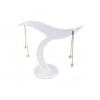 Wave Shaped Earring Display - Clear wholesale jewellery