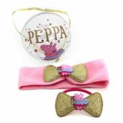 Wholesale PEPPA PIG BAUBLE - HAIR BAND SET