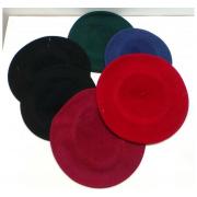 Wholesale Wholesale Joblot Of 100 Wool Blend Beret Hats Assorted