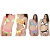 Wholesale Joblot Of 50 Blu Apparel Neon Bandage Bikini ReD swimwear wholesale