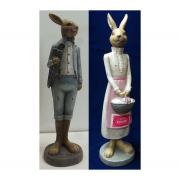 Wholesale One Off Joblot Of 9 Madame Posh Rabbit Figurines 2 Styles