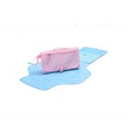 Wholesale 40 Designer Mini Travel Baby Changing Bag And Mat Pink 