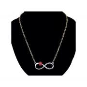 Wholesale Wholesale Infinity Love Forever Heart Silver Plated Pendant 
