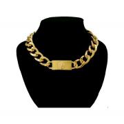 Wholesale Wholesale Lion ID Choker Necklace - Celebrity Inspired