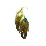 Wholesale Wholesale Peacock Feather Earring Cuff