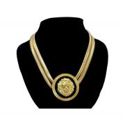 Wholesale Celebrity Inspired Wholesale Lion Head Medallion Necklace